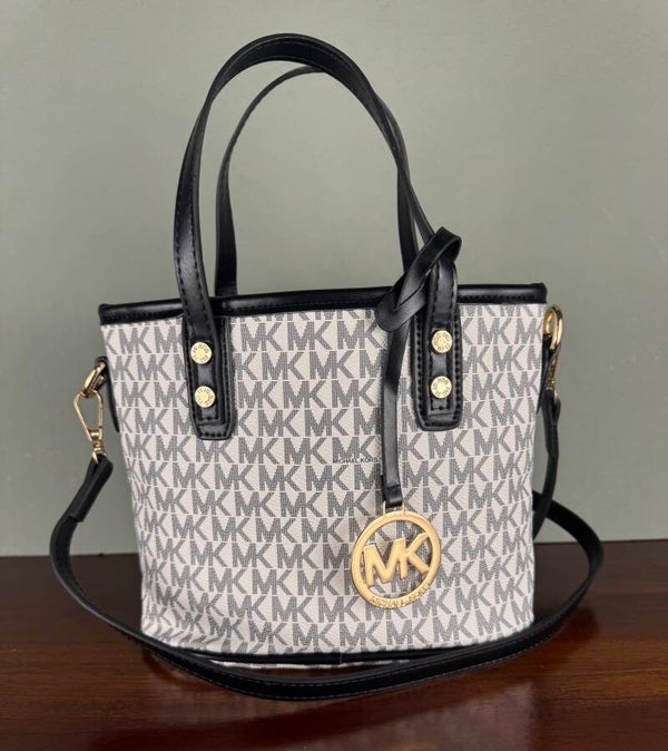 Michael Kors Monogram Black and White Tote