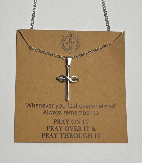Stainless Steel Cross Pendant Necklace
