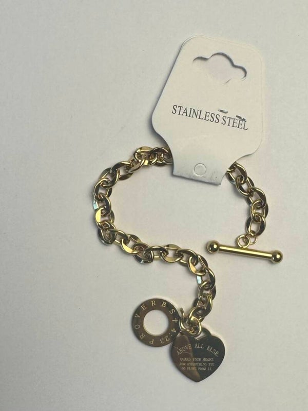Gold Stainless Steel Bracelet