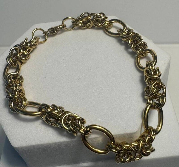 Gold Stainless Steel Multi-Layer Bracelet