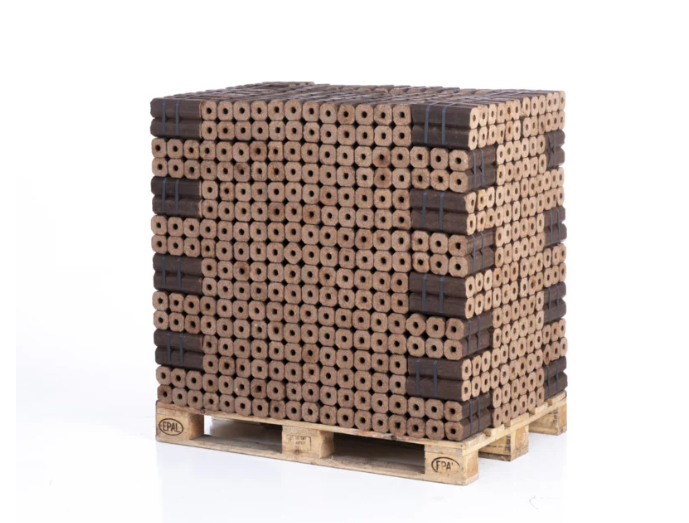 TEN DAMME HOUT BRIKETTEN TYPE PINI KAY PALLET 96 X 10 KG