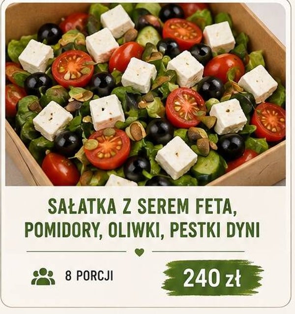 Sałata z serem feta