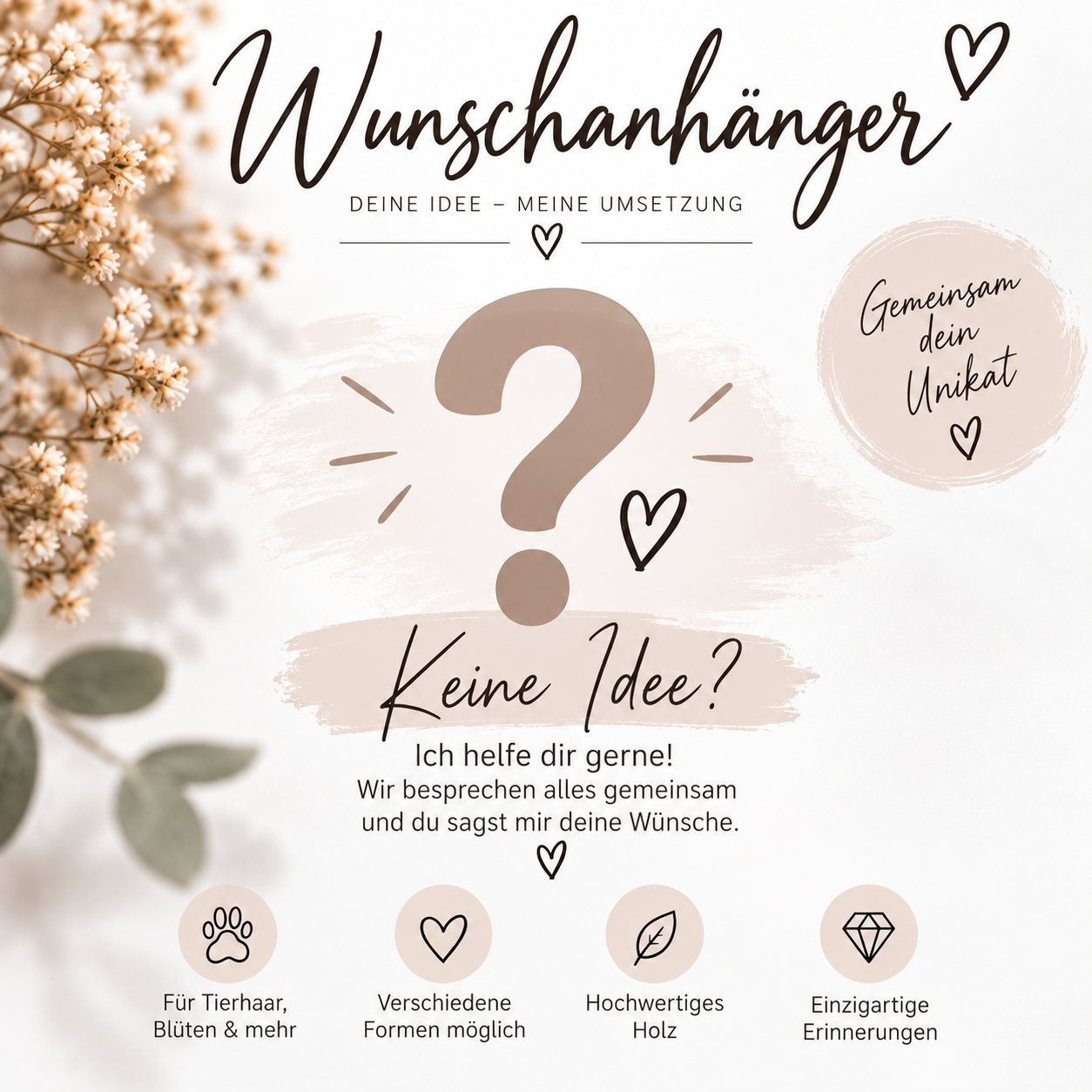 Personalisierter Wunschanhänger
