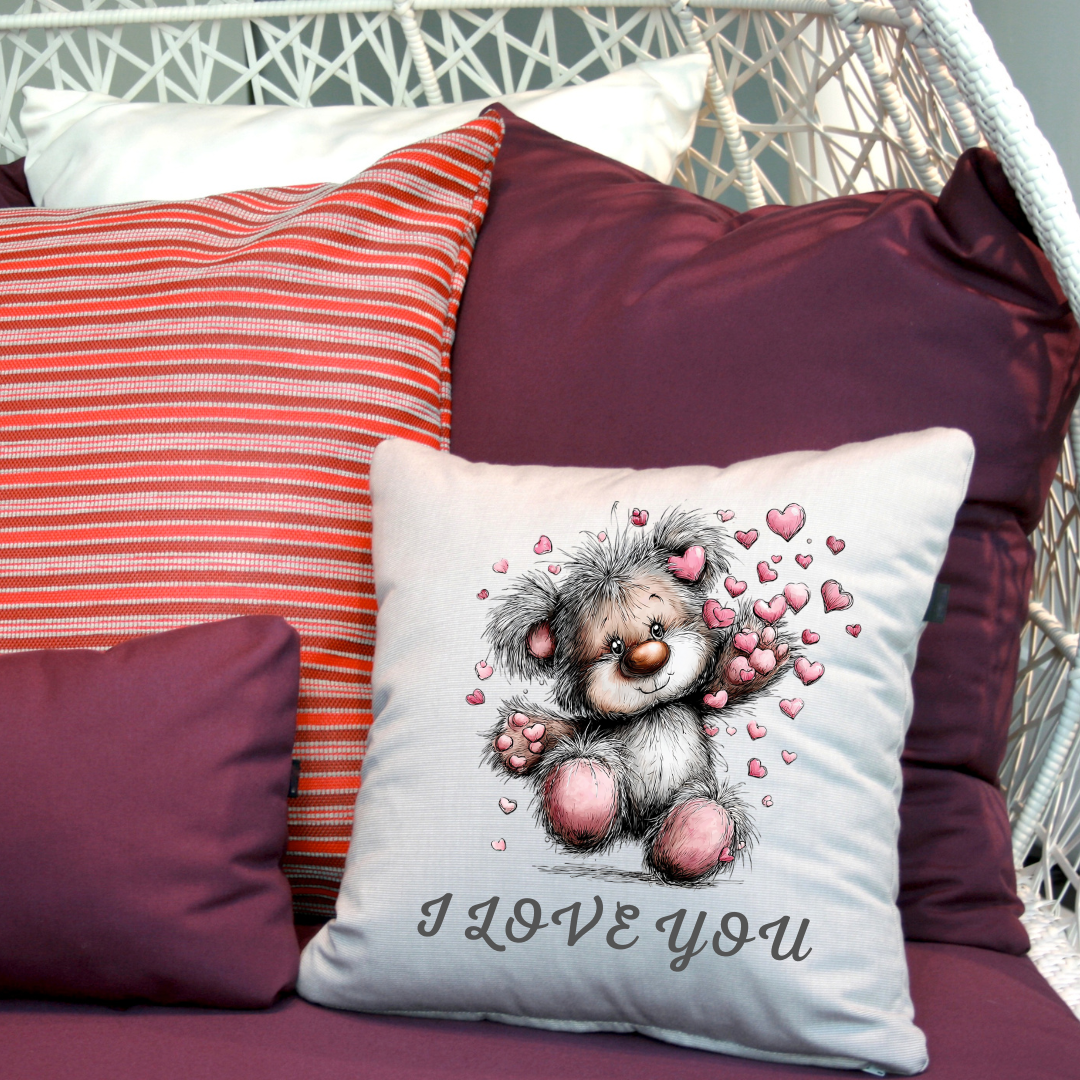 Kopfkissen Valentinstag " i Love You"