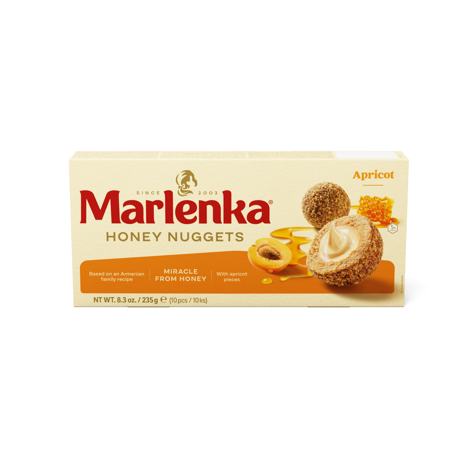 MARLENKA® nuggets apricote (12 x 235 g)
