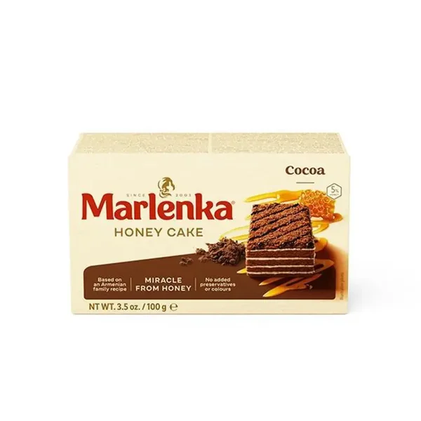 MARLENKA® honey cake cocoa (16 x 100 g)