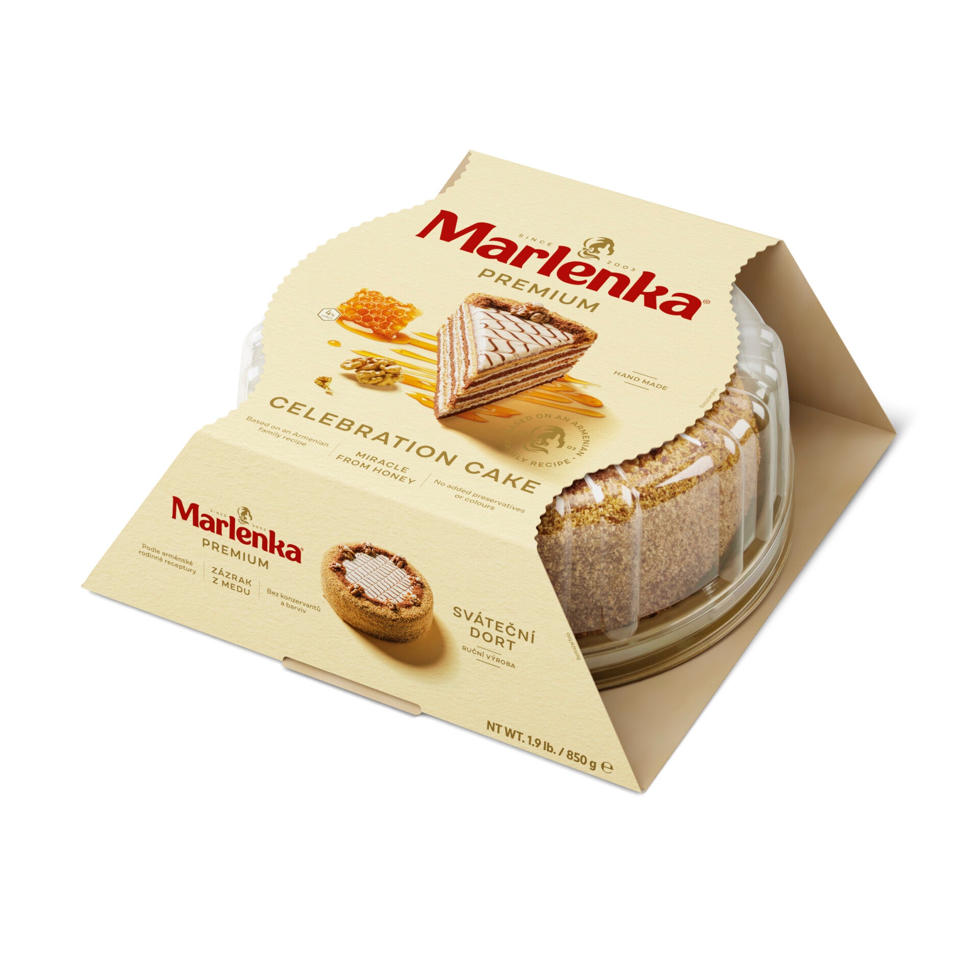 MARLENKA® Honingtaart Celebration (4 x 850 g)