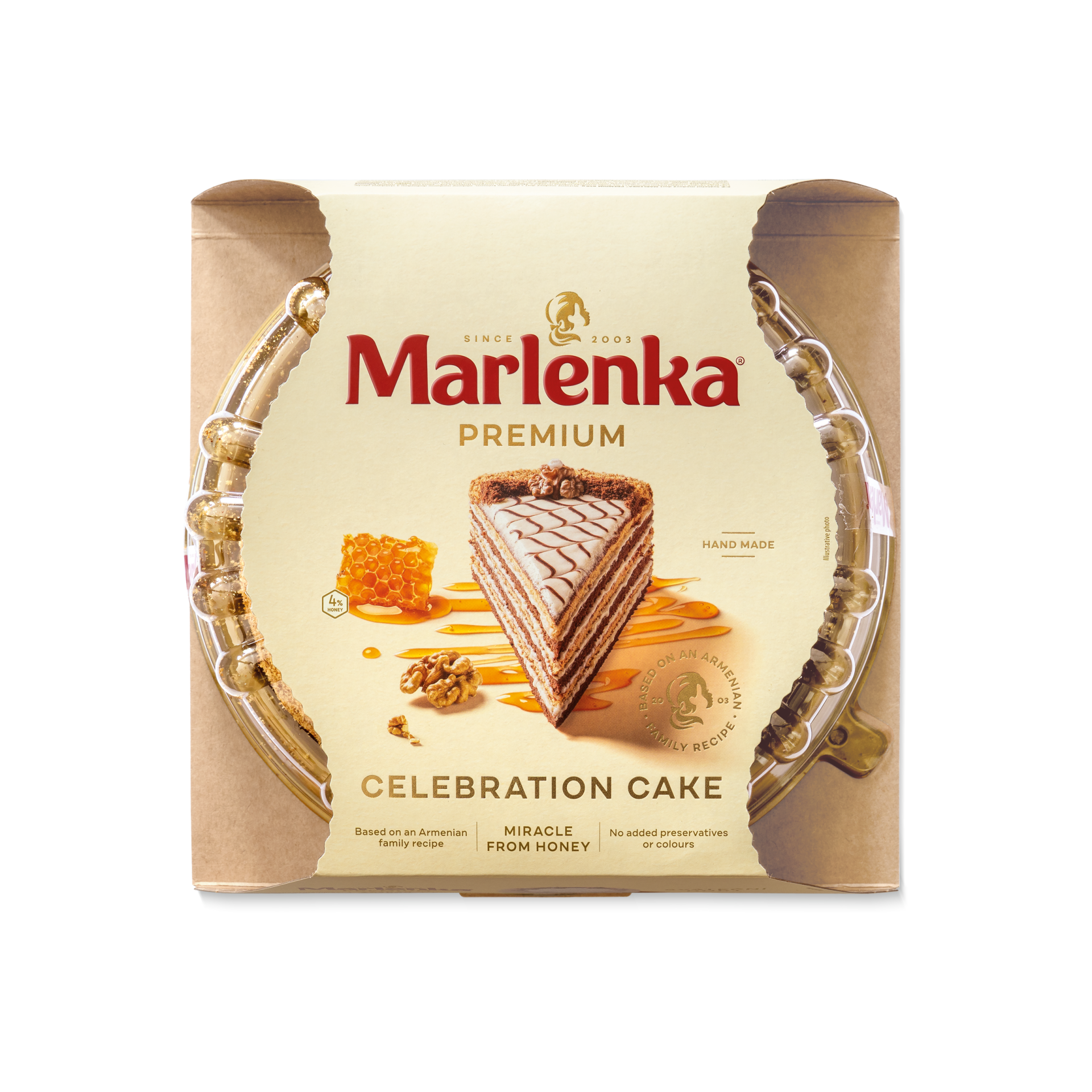 MARLENKA® Honingtaart Celebration (4 x 850 g)