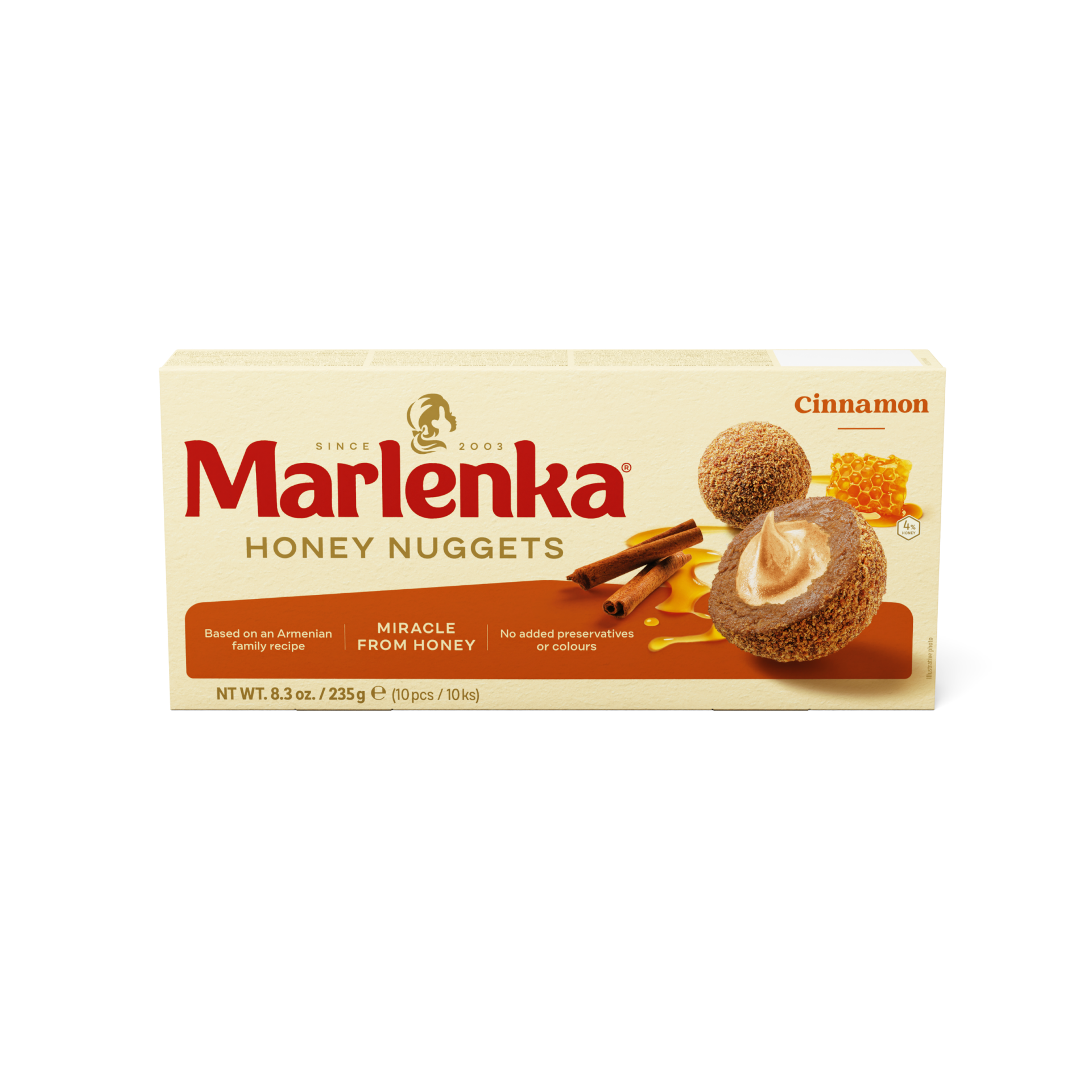 MARLENKA® nuggets cinnamon (12 x 235 g)
