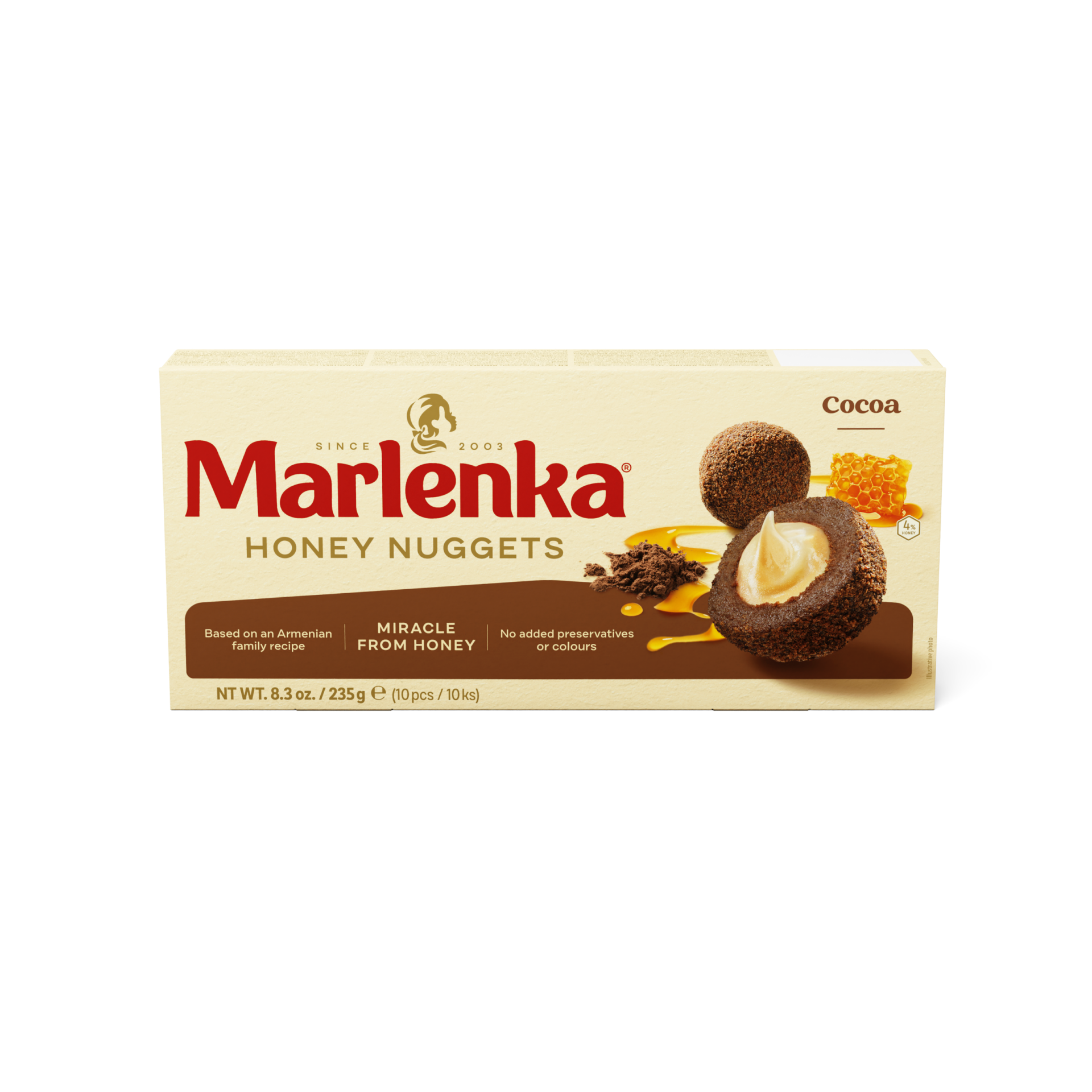 MARLENKA® nuggets cocoa (12 x 235 g)