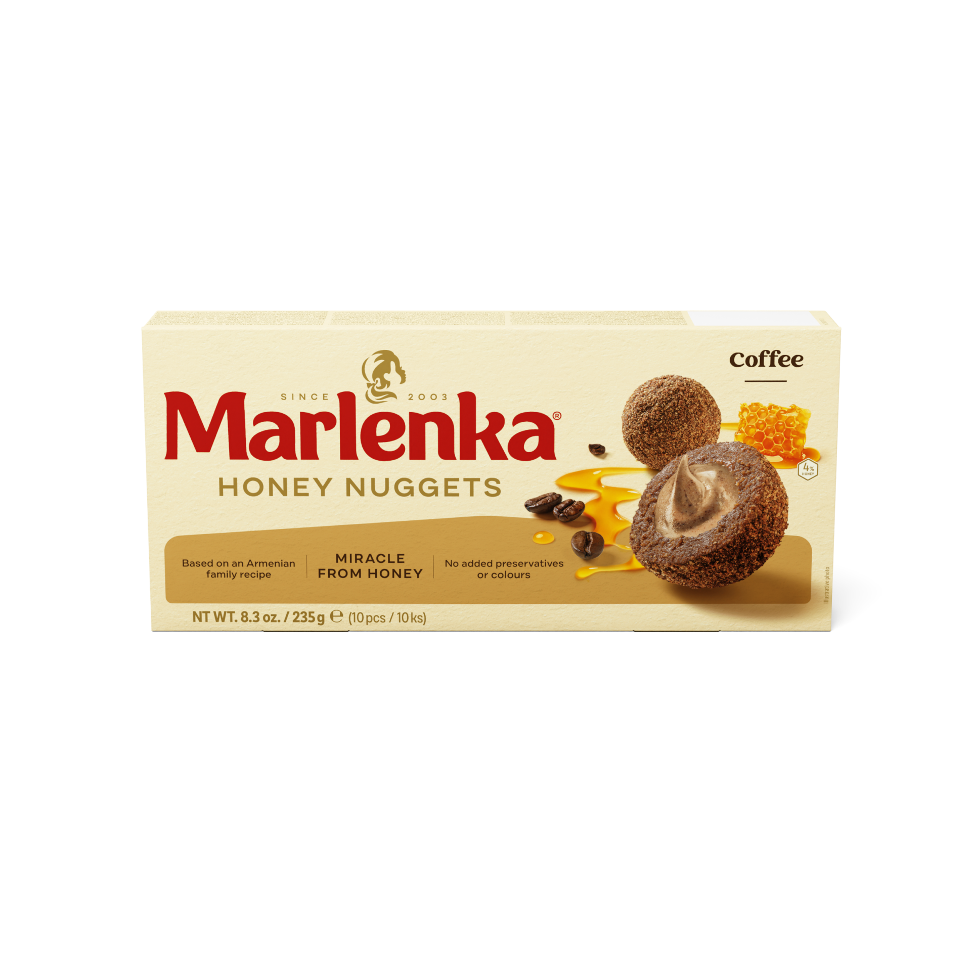MARLENKA® nuggets coffee (12 x 235 g)