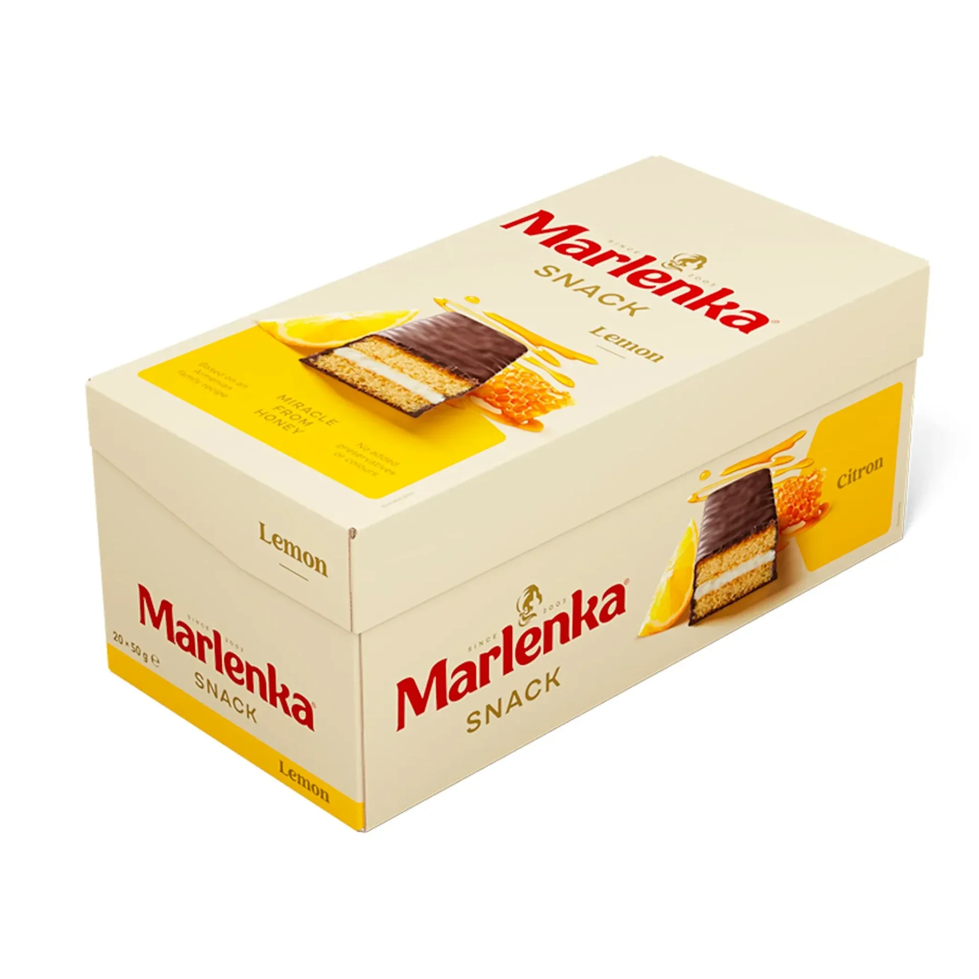 MARLENKA® snack lemon (20 x 50 g)