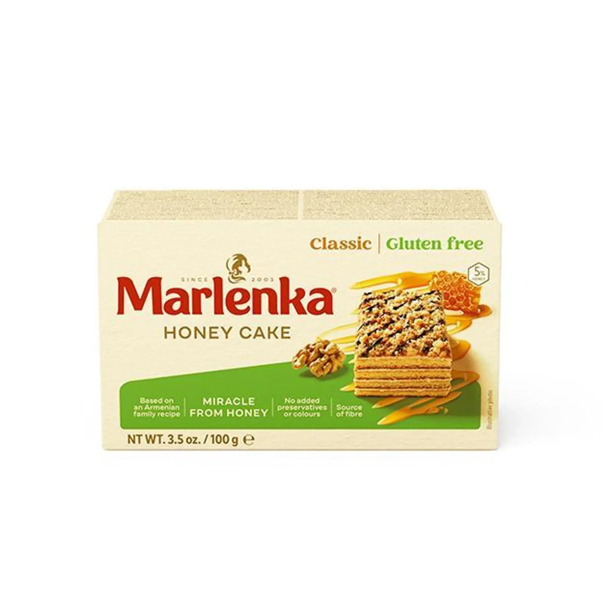 MARLENKA® honey cake gluten free (16 x 100 g)