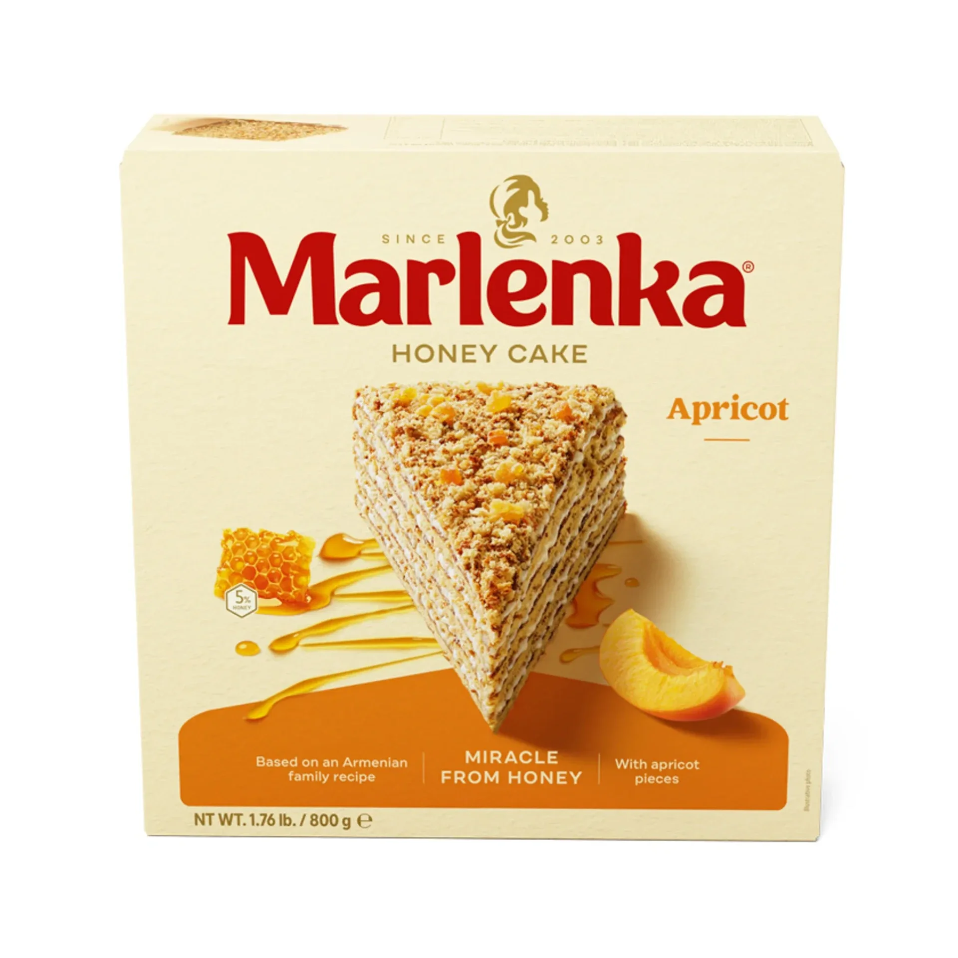 MARLENKA® Honingtaart perzik  (6 x 800 g)