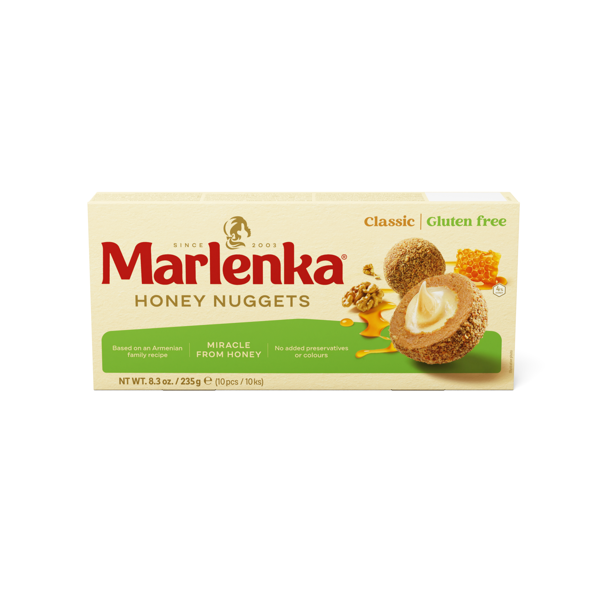 MARLENKA® nuggets gluten free (12 x 235 g)
