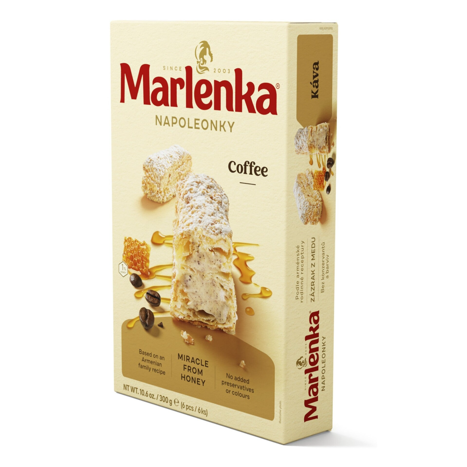 MARLENKA® napoleonky coffee cream (6 x 300 g)