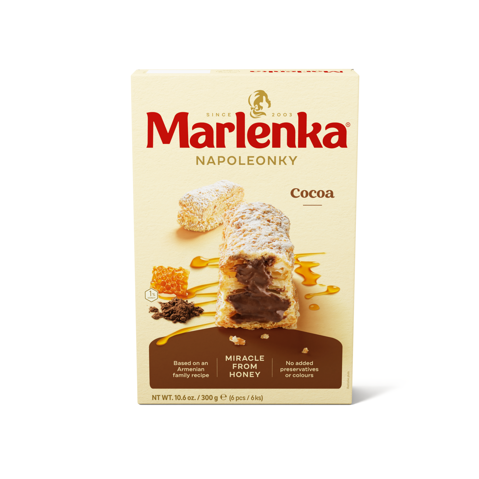 MARLENKA® napoleonky cocoa (6 x 300 g)