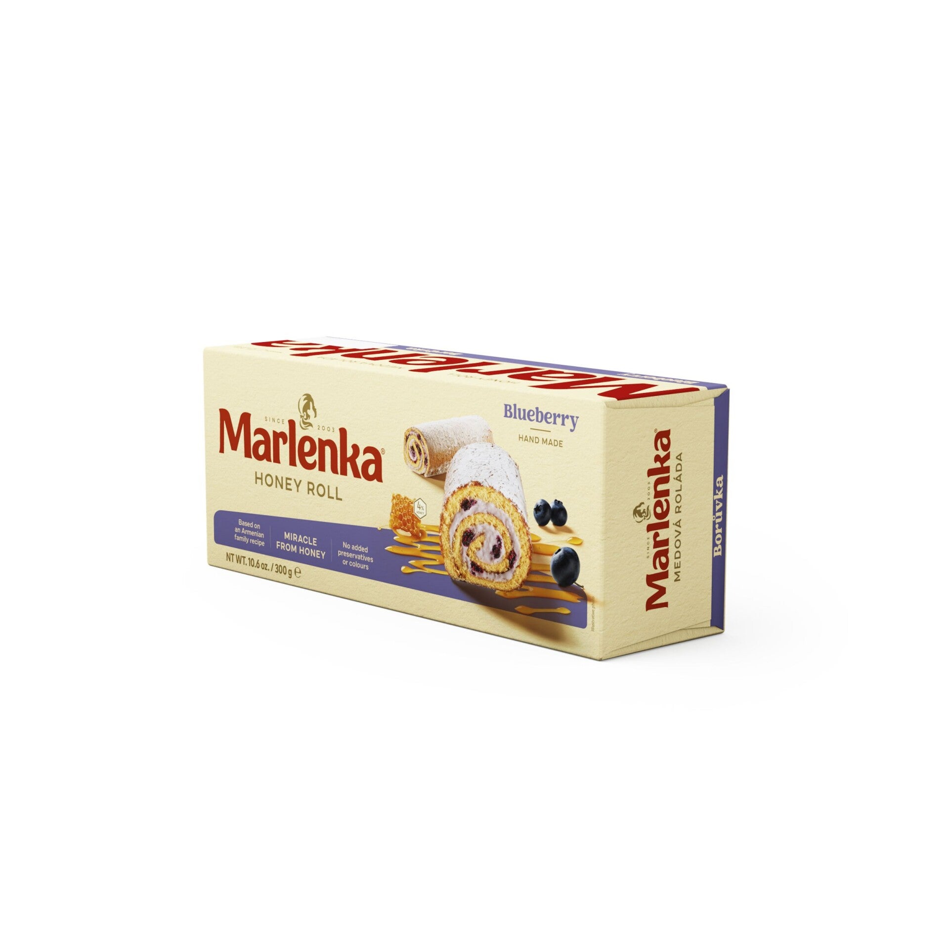 MARLENKA® rol wit bluberries (6 x 300 g)