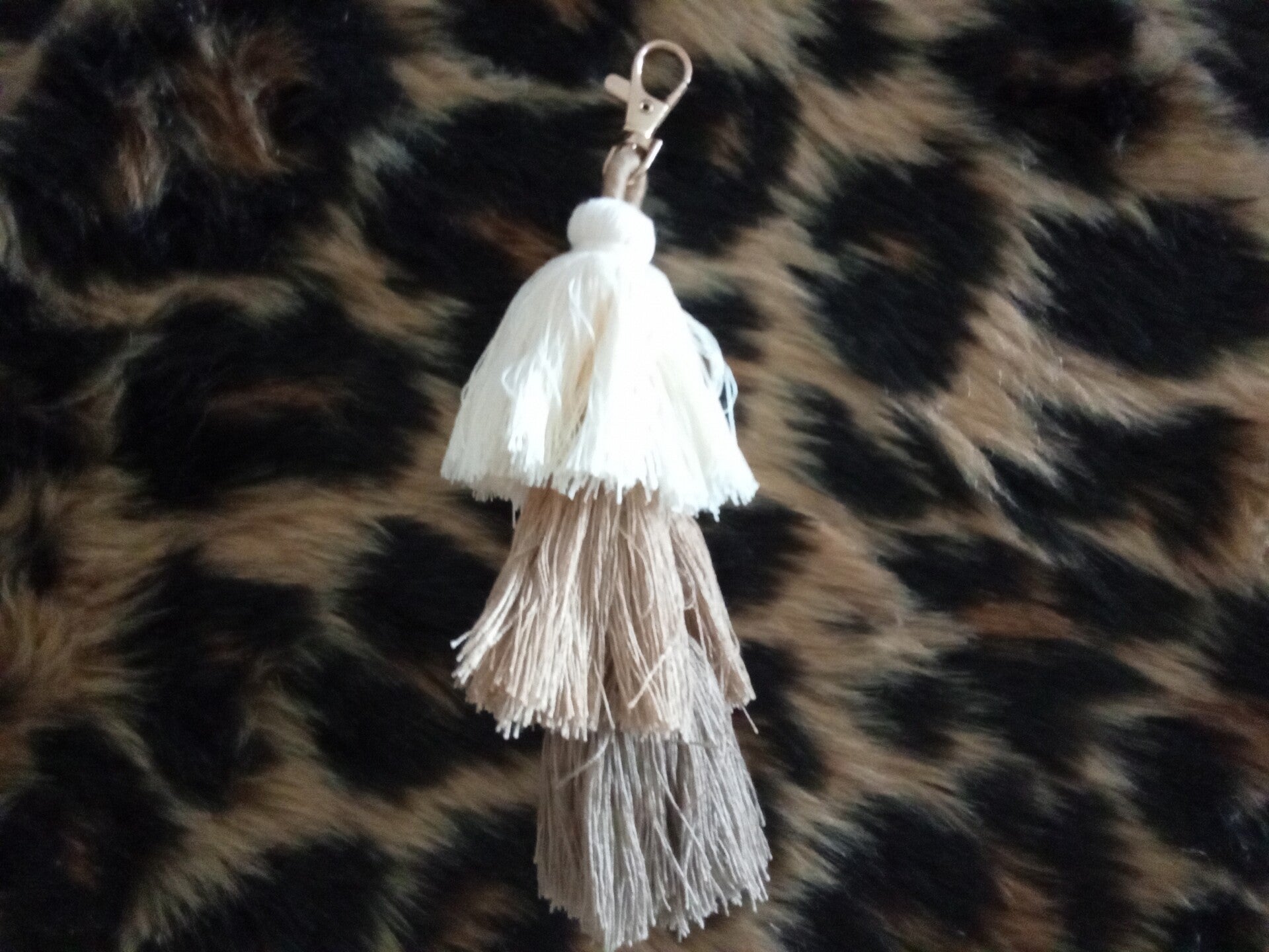 Sleutelhanger /tassenhanger  touw