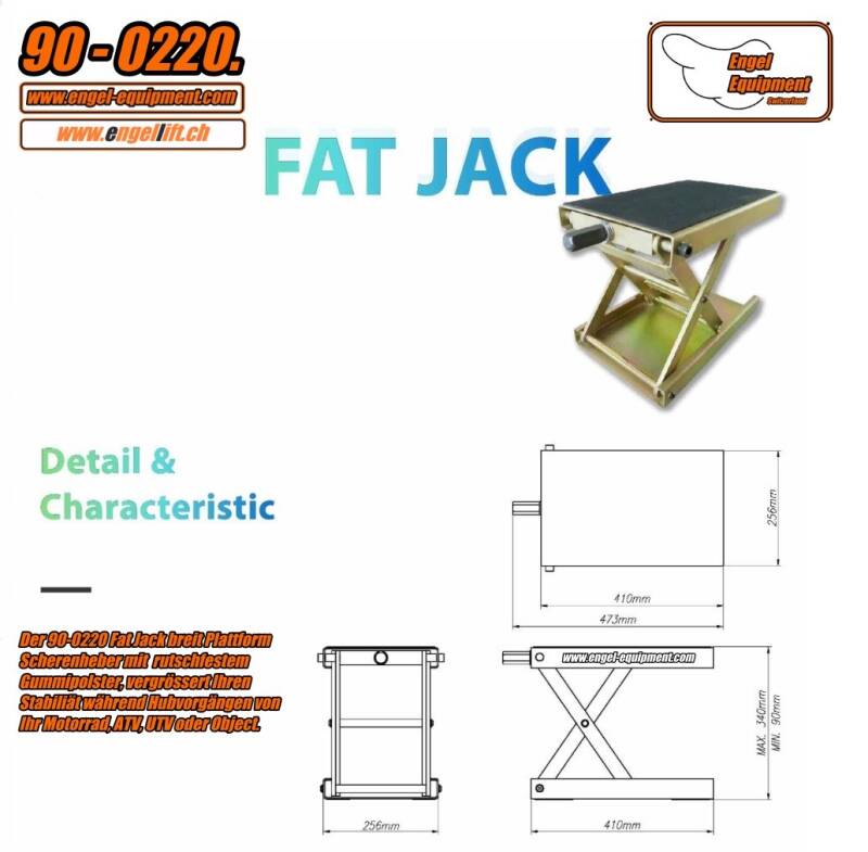 90-0220 : FAT JACK CISEAUX SUPPLÉMENTAIRES.-500KG.