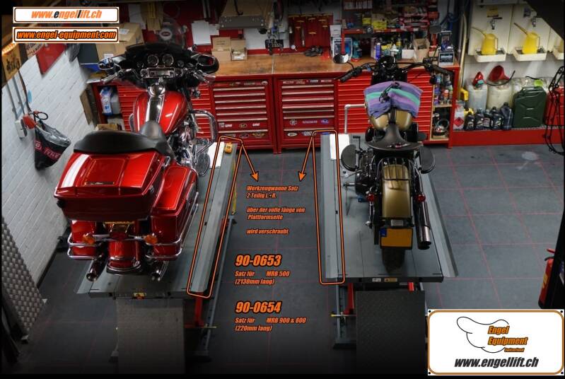 Engellift 90-0653+90-0654 Werkzeugwanne satz