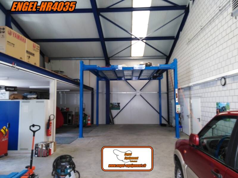 ENGEL-HR4035; ASCENSEUR DE STATIONNEMENT DOUBLE HAUTE PORTÉE À 4 COLONNES (4 000 KG.) (2)