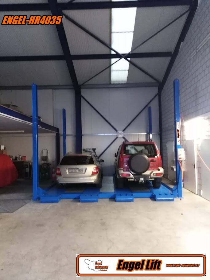 ENGEL-HR4035; ASCENSEUR DE STATIONNEMENT DOUBLE HAUTE PORTÉE À 4 COLONNES (4 000 KG.) (3)