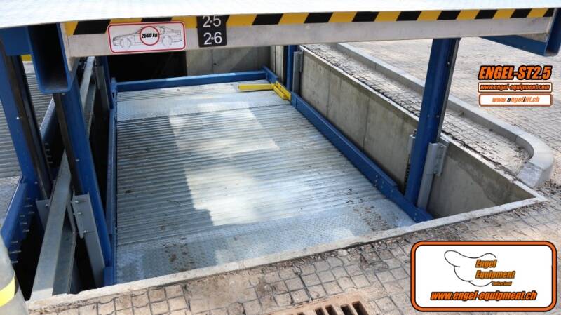 ENGEL-ST2.5 ; PLATEFORME ÉLÉVATRICE DE PARKING EN SOUS-SOL, ASCENSEUR DE PARKING SOUTERRAIN. (HYDRAULIQUE) (5)