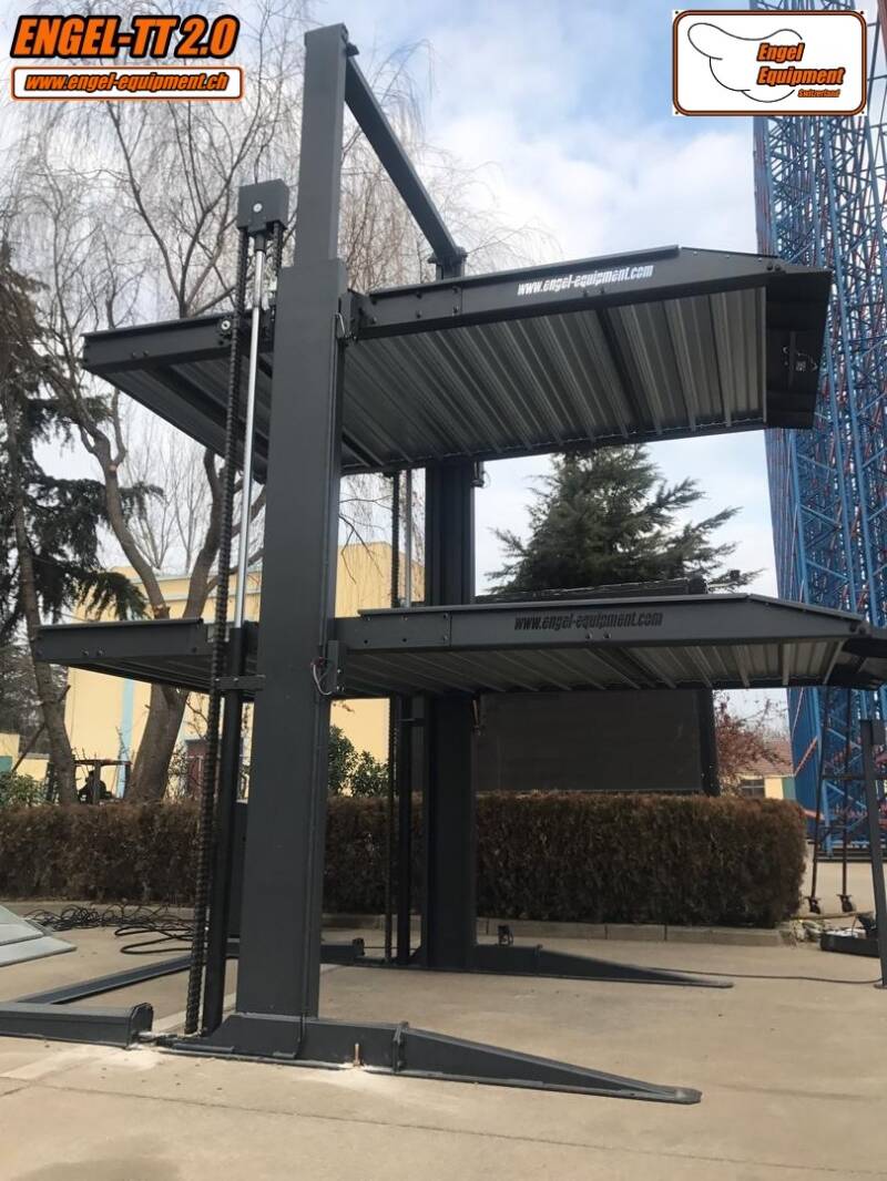 Engell-TT2.0 élèvateur de parking à 2 colonnes pour 3 véhicules (2)
