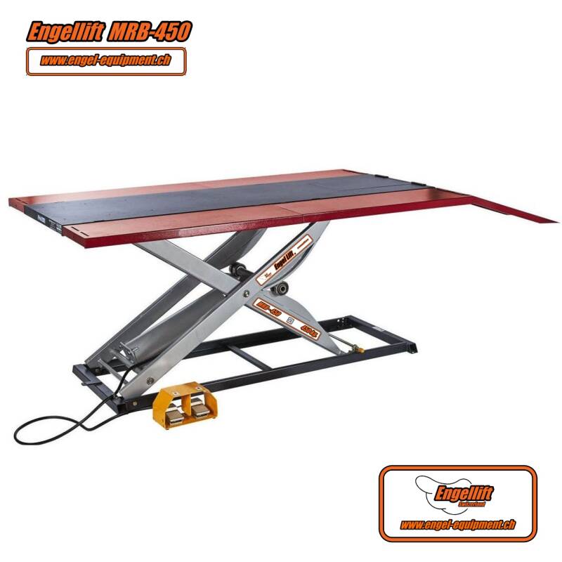 Engellift MRB-450 Elévateur de moto Pneumatique-hydraulique-4