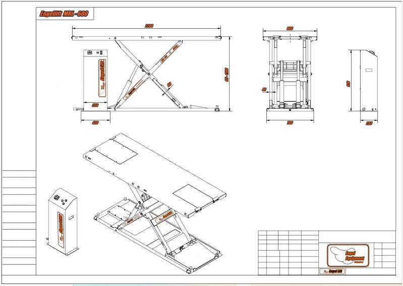 Engellift MRL-600 Plan-1
