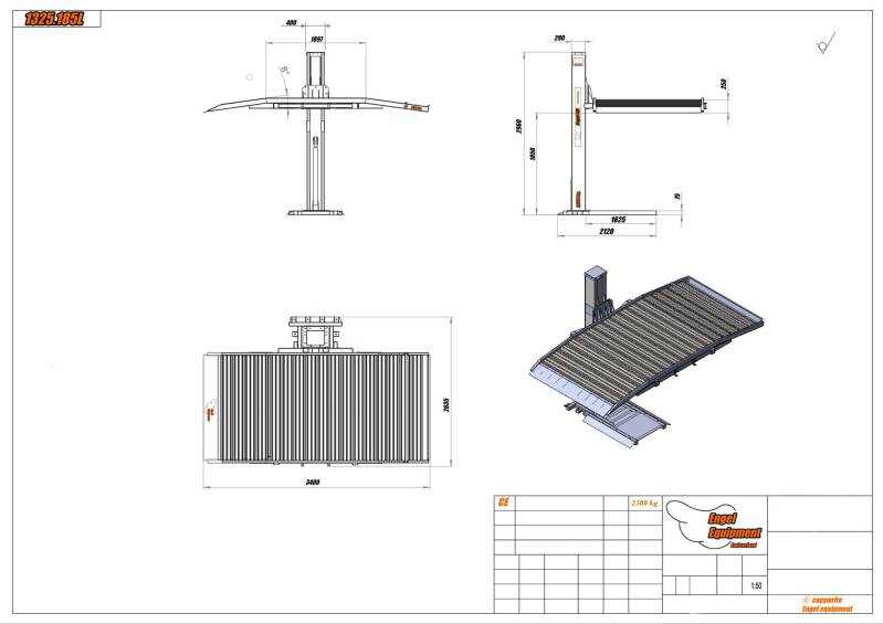 Engellift 1325.185L: dessin