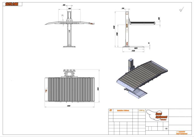 Engellift 1325.210L Zeichnung