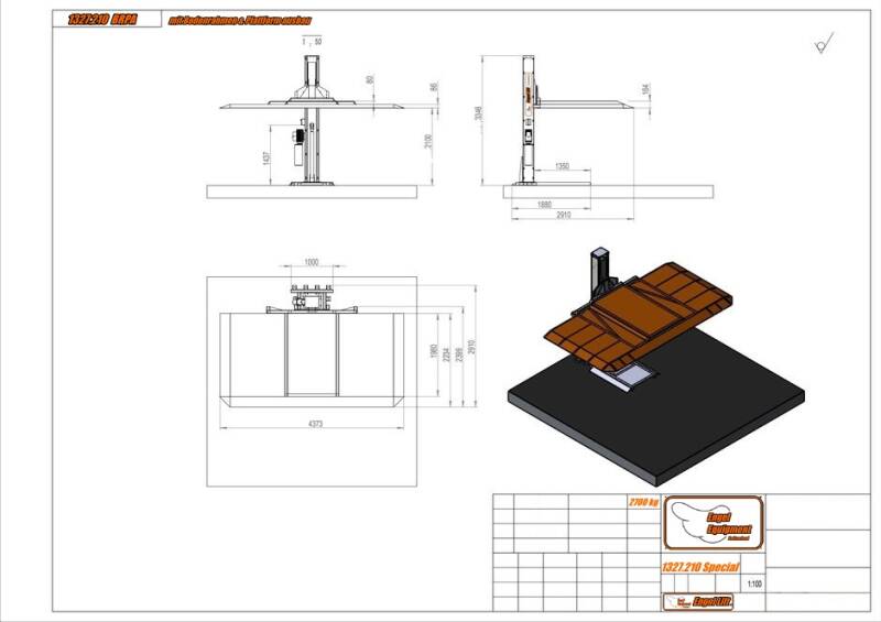Engellift 1327.210 BRPA Zeichnung