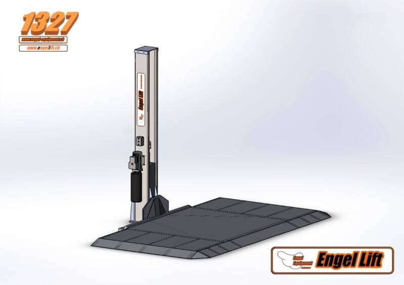 Engellift 1327:ascenseur de stationnement mural spécial