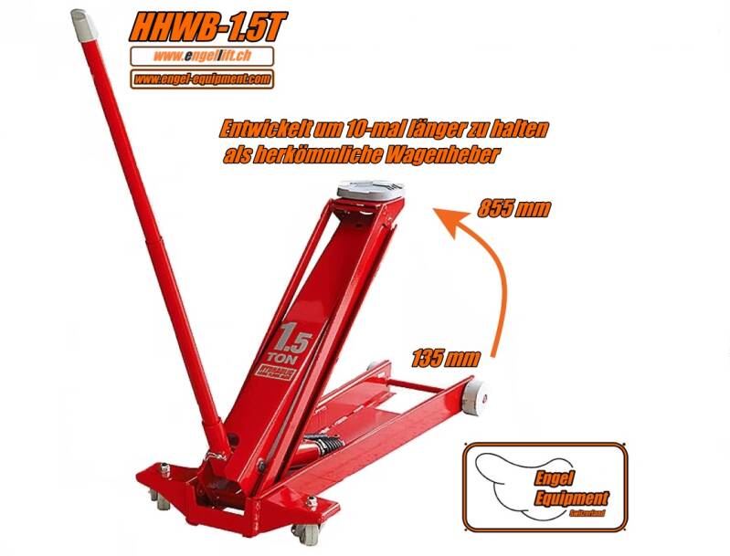 Engel Equipment Hochhub Wagenheber 1,5 Tonne 