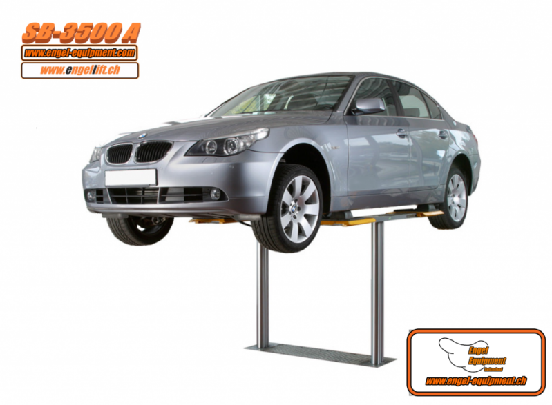 Engellift SB-3500 A ; Ponts élévateurs inférieurs PREMIUM à deux vérins : -3.500 kg,