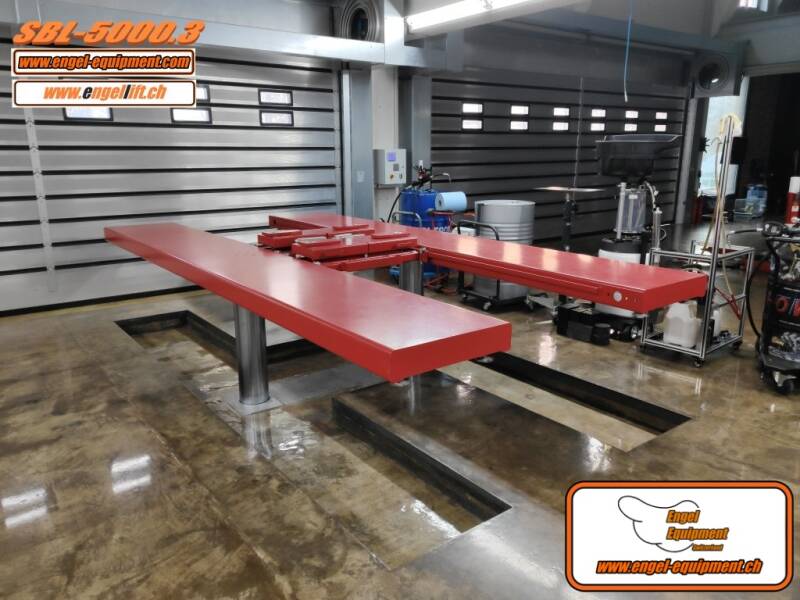 Engellift SBL-5000 ; PREMIUM Ponts élévateurs à deux vérins sous châssis à direction / Ponts élévateurs à direction à vérin -5.000 kg. SBL-5000.3 (2)