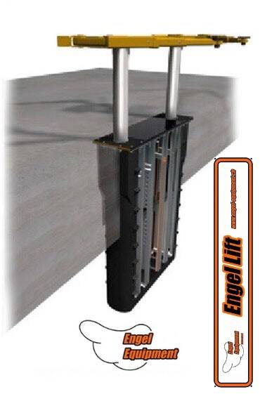 Engellift SB-5000A -& SB-5000AB ; PREMIUM à deux vérins sous le plancher.  Ponts élévateurs / Ponts élévateurs à vérin : -5.000 kg. -5