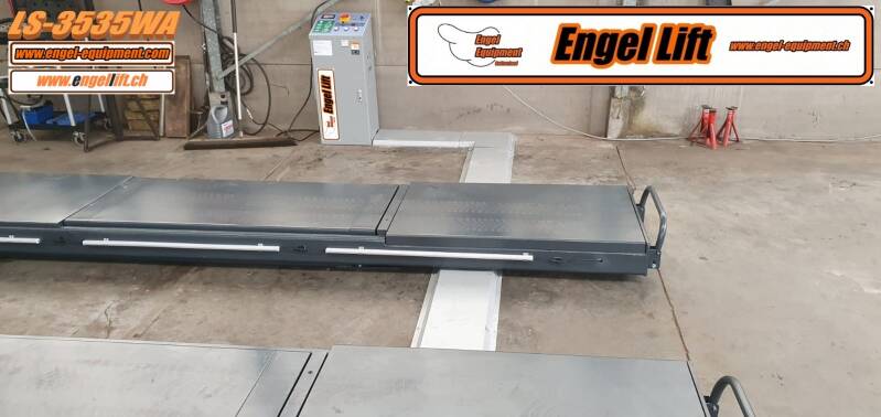 Engellift LS-3535 WA, vollständig geschlossene Fahrbahnen , wann kein Lenkgeometrie betrieben wird