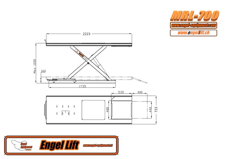 Engellift MRL-700 Zeichnung