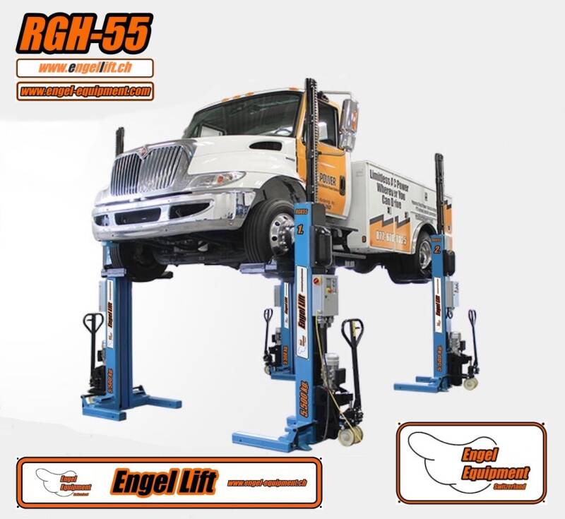 Engellift RGH-55, Ringverkabelt, 5.500 kg Hubleistung, Mobil !