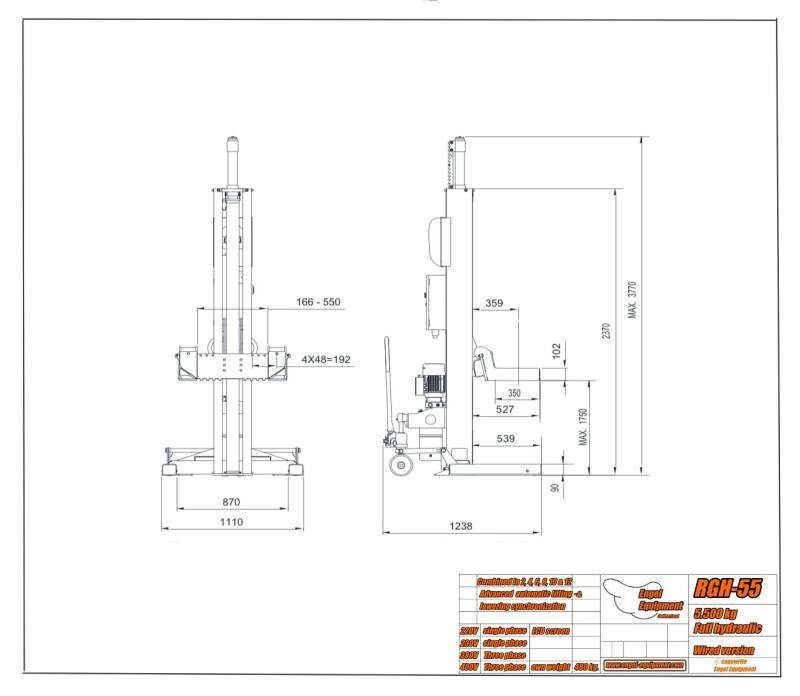 Engellift RGH-55 Zeichnung