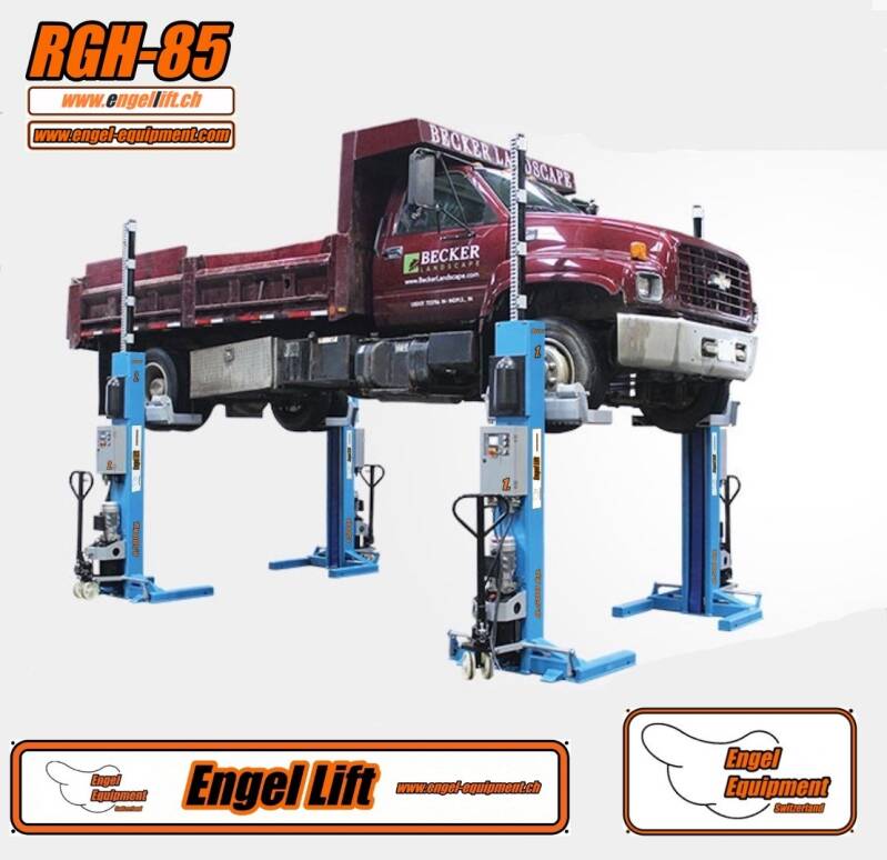 Engellift RGH-85 Radgreifer, Ringverkabelt, 8.500 Hubleistung, Mobil.