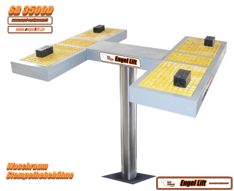 Engellift SB-3500 D, mit Offene H-Rahmen Aufnahme, Hubhöhe 1.850mm ab ArbeitsBoden.