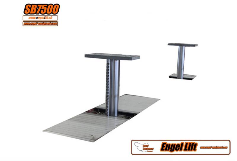 ENGELLIFT SB7500 : PONTS ÉLÉVATEURS À VÉRIN DE 7.500 KG (CHAQUE VÉRIN) pour montage au sol. -4