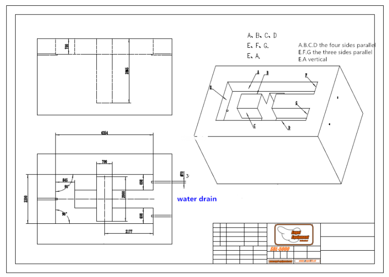 Engellift SBL-5000 Gruben Zeichnung