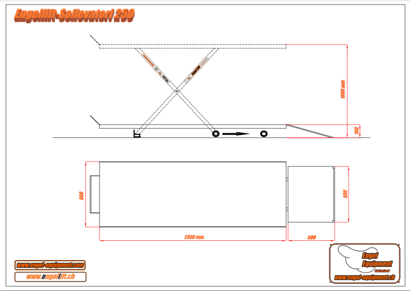 Engellift Sollevatori 250 Outlining