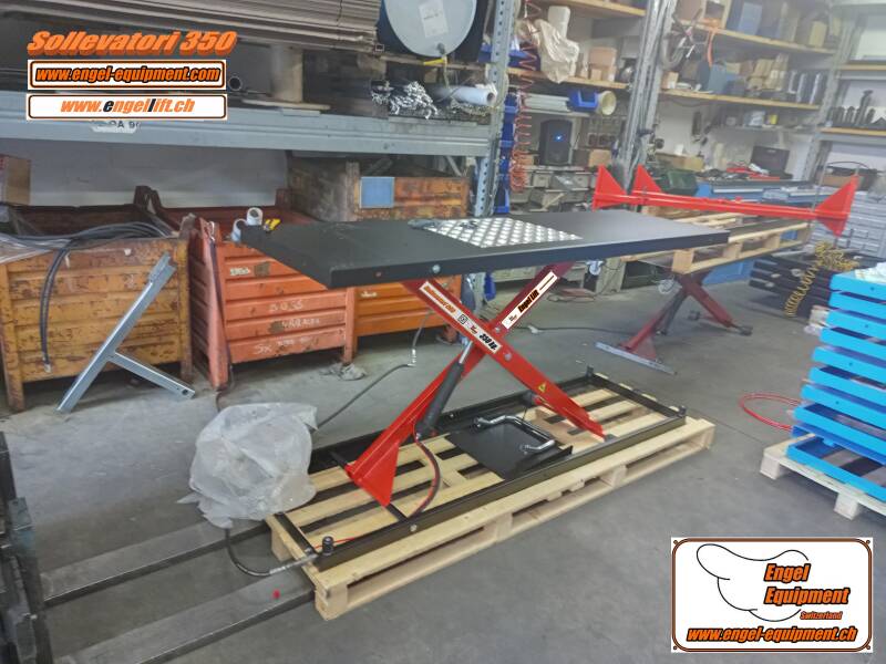 Engellift Sollevatori 350 Motorrad Hebebühne 350 kg., in 3 Antriebsarten