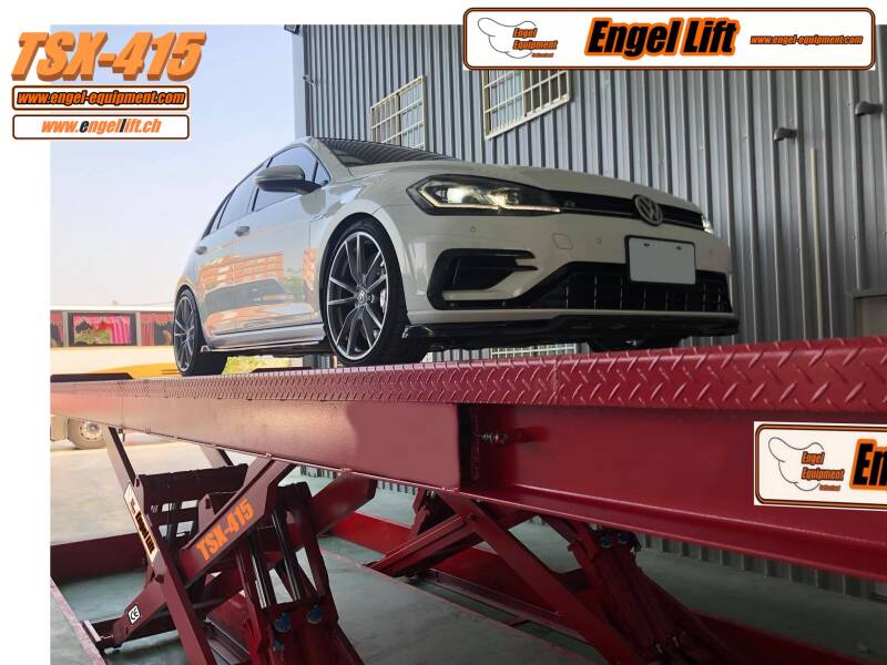 Engellift TSX-415, 15 Tonnen Truck & NFZ Scheren Hebebühne, auch geigenet für kleine Fahrzeugen